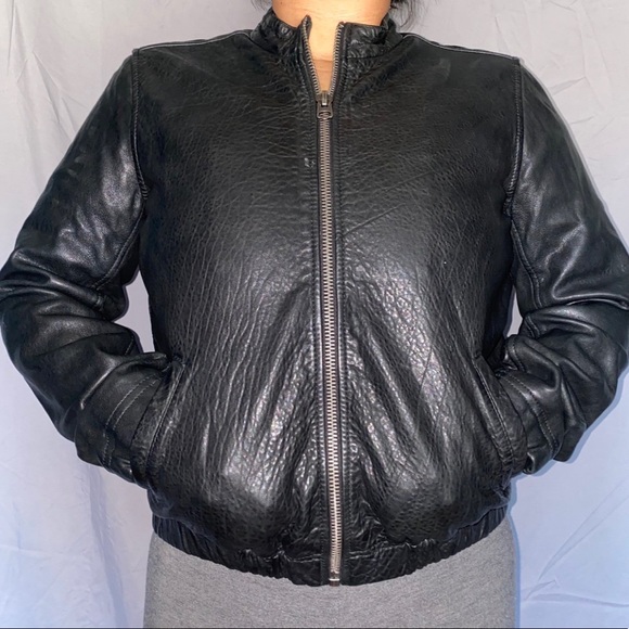 Women’s Lucky Brand Leather Jacket - Picture 2 of 4